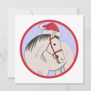God jul Horse Inbjudningar