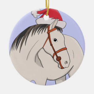 God jul Horse Julgransprydnad Keramik