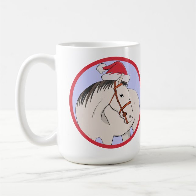God jul Horse Kaffemugg (Vänster)
