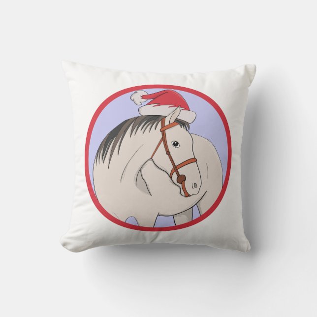God jul Horse Kudde (Framsida)