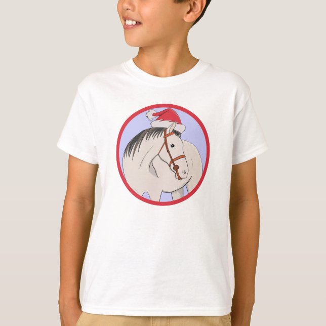 God jul Horse T Shirt (Framsida)