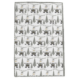 God jul Houndstooth Santa