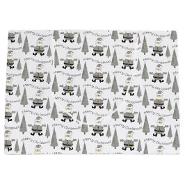 God jul Houndstooth Santa