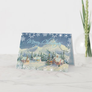 GOD JUL HOUSES by SHARON SHARPE Helgkort