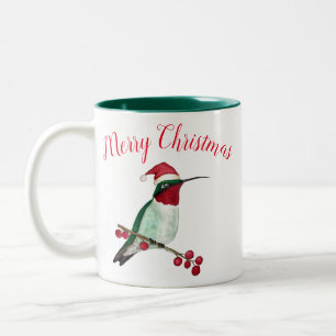 god jul Hummingbird Två-Tonad Mugg