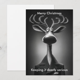 God jul humor ren julhälsning julkort