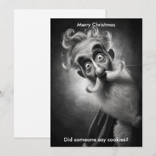 God jul humor tomte högtid hälsning julkort