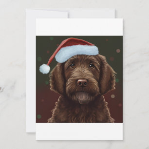 God jul, Hund älskare-gåva T-Shirt Julkort