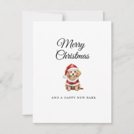 God jul hund helgdag-kort julkort