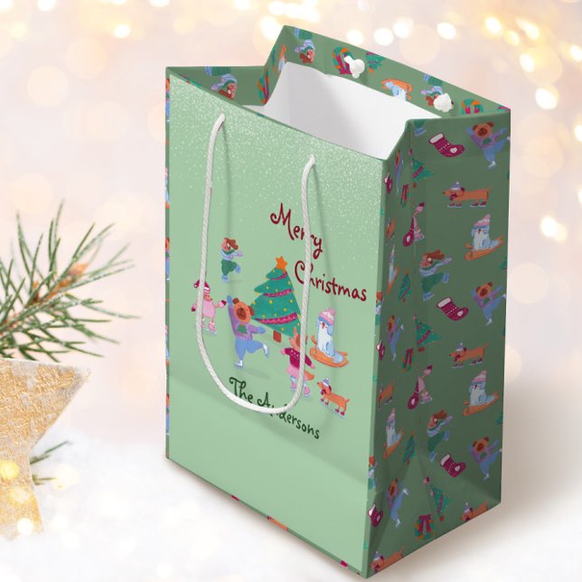 God jul Hund Ice Skörda Pistachio Grönt (Skapare uppladdad)