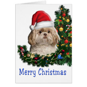 God jul Hund-kort Hälsningskort