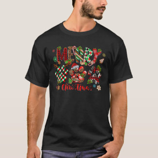 God jul Hund Tass Ljus Buffalo Play Leop T Shirt