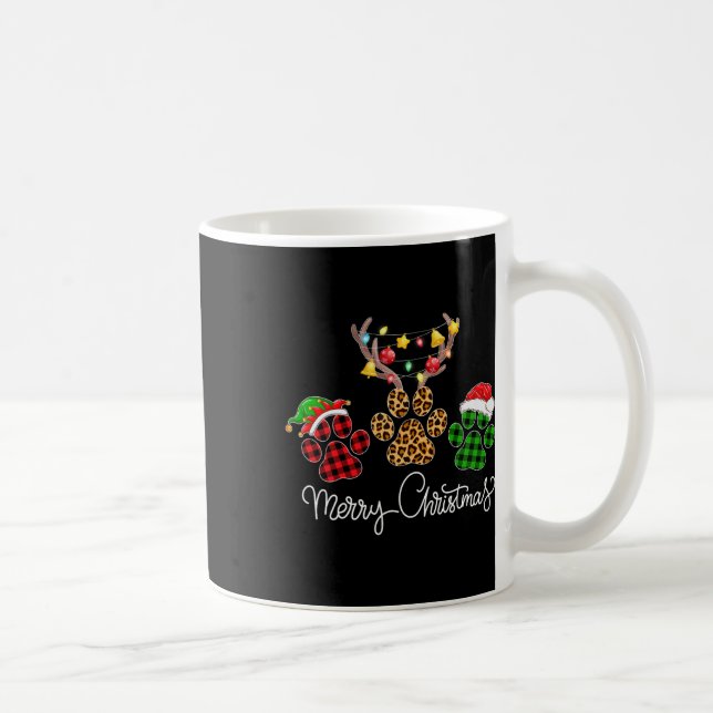 God jul Hund Tassar Ljus buffalo play och Kaffemugg (Höger)