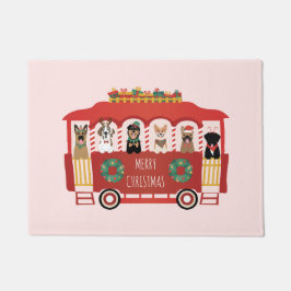 God jul Hundar Helgdag Trolly