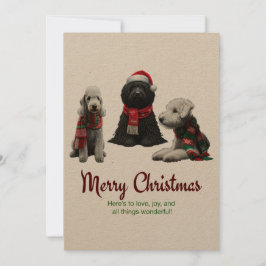 God jul Hundar Julkort