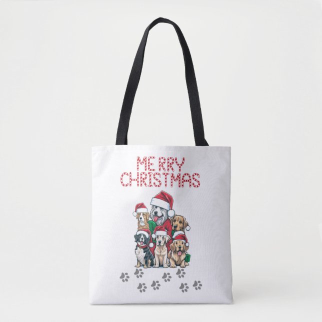 God jul hundar tygkasse (Framsida)