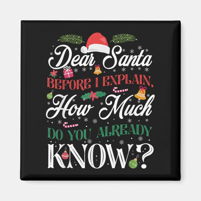 God jul, hur mycket vet du? magnet (Framsidan)