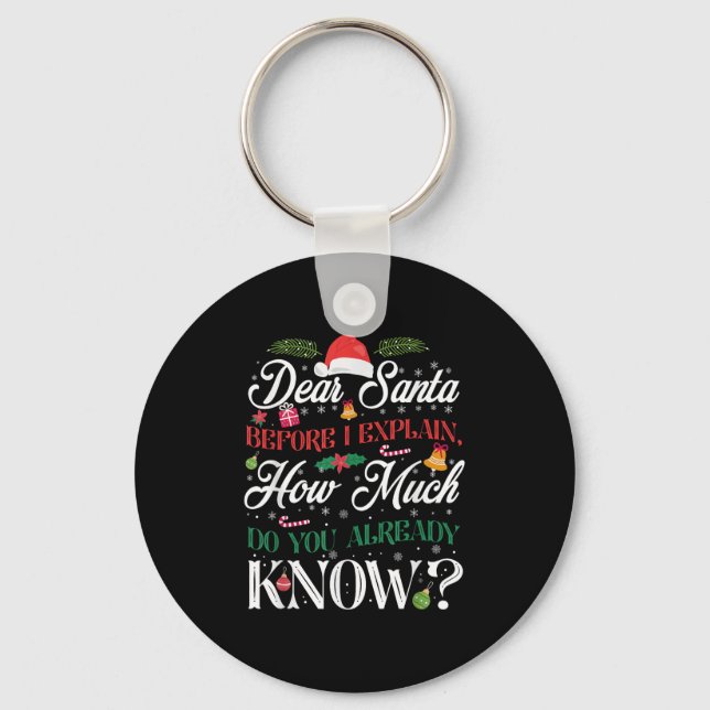 God jul, hur mycket vet du? nyckelring (Framsida)