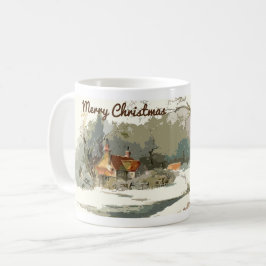 God jul - Huset på vintern Mugg