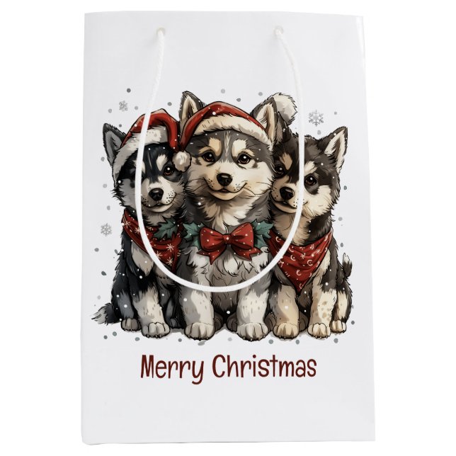 God jul Husky Hundar (Framsidan)
