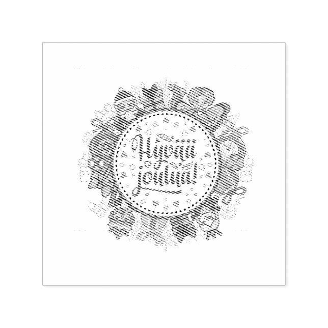 God jul Hyvää joulua finska Självfärgande Stämpel (Design)