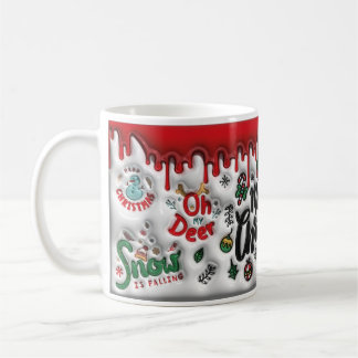 God jul I 11 oz och 15 oz png digital fil Kaffemugg