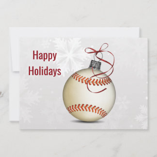 God jul i baseboll julkort