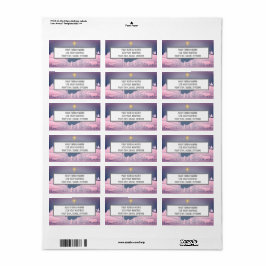 God jul i Betlehem Adress Adressetikett