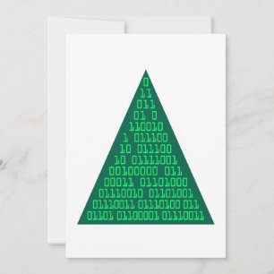god jul i Binary Julkort