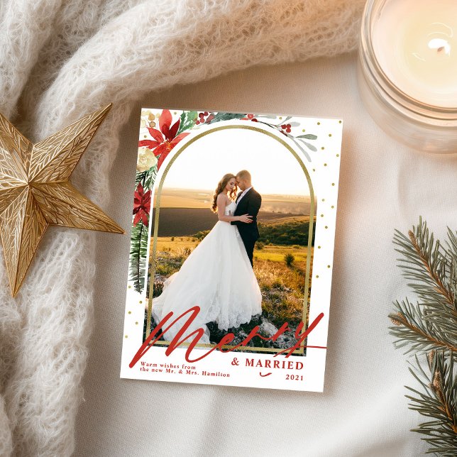 God jul i Bröllop Helg Vykort (Skapare uppladdad)