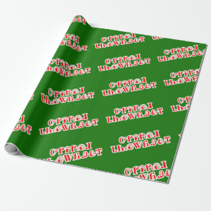 God jul i Cherokee slående in papper Presentpapper