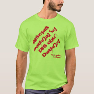 God jul i den Klingon T-tröja - Star Trek T Shirt