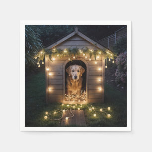 God jul i Doghouse Pappersservett