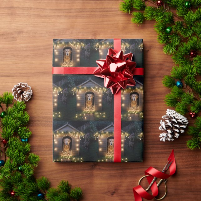 God jul i Doghouse Presentpapper (Julgåva)