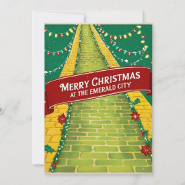 God jul i Emerald City Inbjudningar