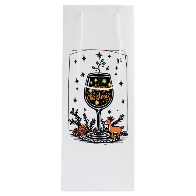 God jul i ett Vin-glas (Framsidan)