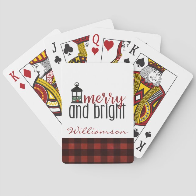 God jul i familjen Namn Casinokort (Baksidan)