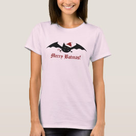 God jul i fladdermus t-shirt