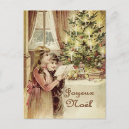 GOD JUL i FRANSK Helg Vykort