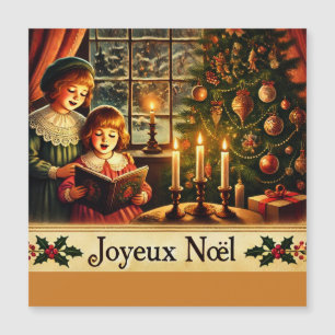 God jul i Fransk - magnetiskt kort