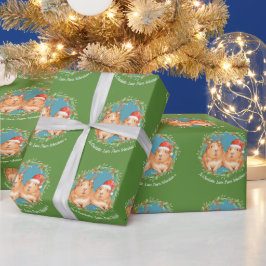 God jul i Guinea Grisar, tomten och ren andedräkt Presentpapper