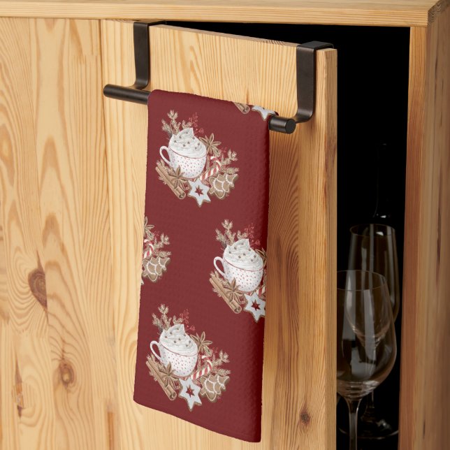 God jul i Helgdag Säsong Treats Köksdun Kökshandduk (Thirds Fold)