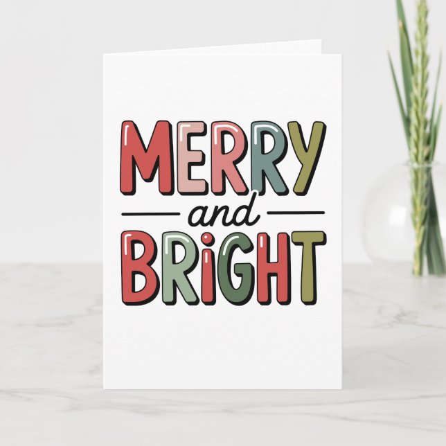 God jul i Julafton Helgdag Tack Kort (Framsida)