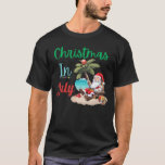 God jul i juli, Beach Party God Santa T Shirt<br><div class="desc">Få redo att fira jul i juli i stil med vår vackra jultomt i sommarjul I juli t-shirt! Bär helgdag genom att bära superskojets skjorta med jultomten under sommaren. Det är perfekten att lägga till lite humor till julen i juli firande. Vare sig du går i party eller tittar för...</div>