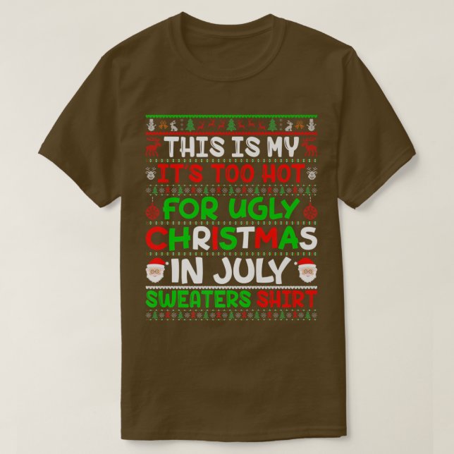 God jul i juli, Hawaii Beach Sum T Shirt (Design framsida)