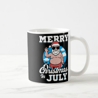 God Jul i Juli Rolig Tomte Kaffemugg