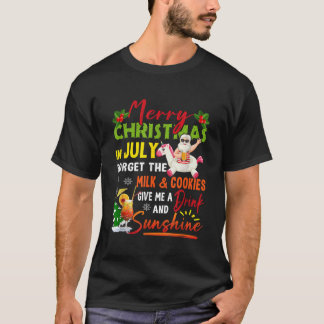 God jul i juli: Santa Beach Summer Vacatio T Shirt