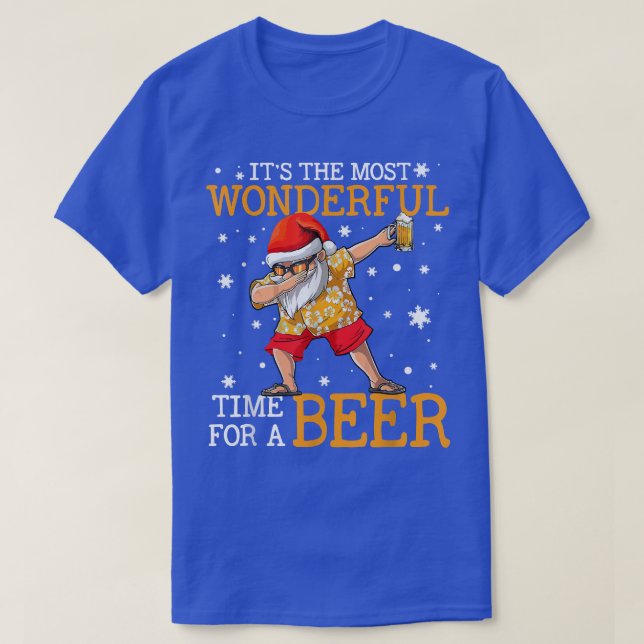 God jul i juli, Santa Hawaiian Wonderful B T Shirt (Design framsida)