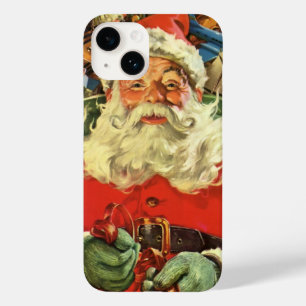 God jul i Jultomten i Sleigh med Leksak
