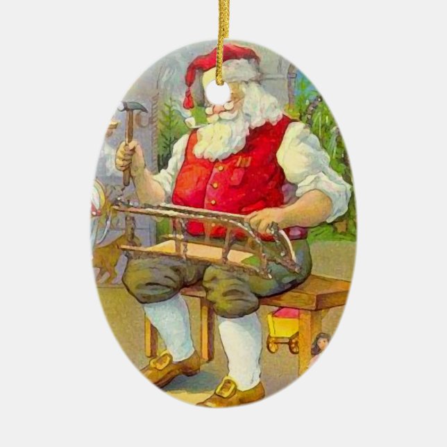 God jul i Jultomten i Workshop Julgransprydnad Keramik (Framsidan)